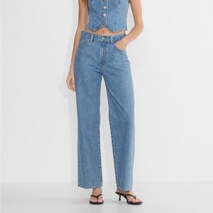 Aritzia Denim Forum The Farrah Hi-rise Wide Jean